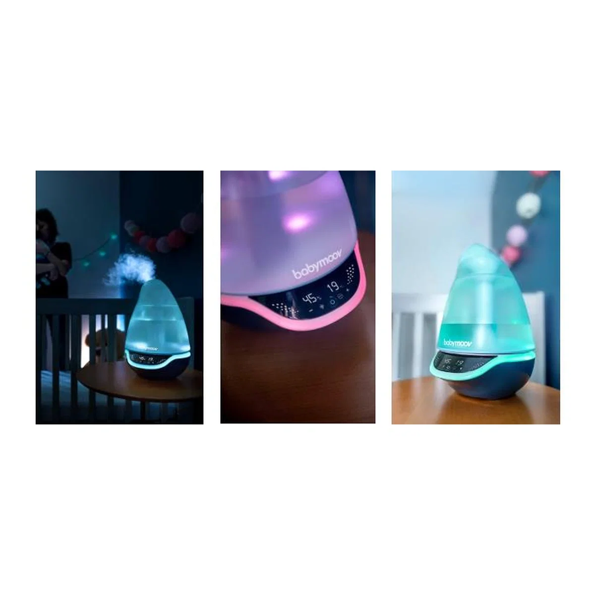 Umidificator Digital Babymoov, cu Ultrasunete, 2 in 1, Hygro Plus 2 luni [6]