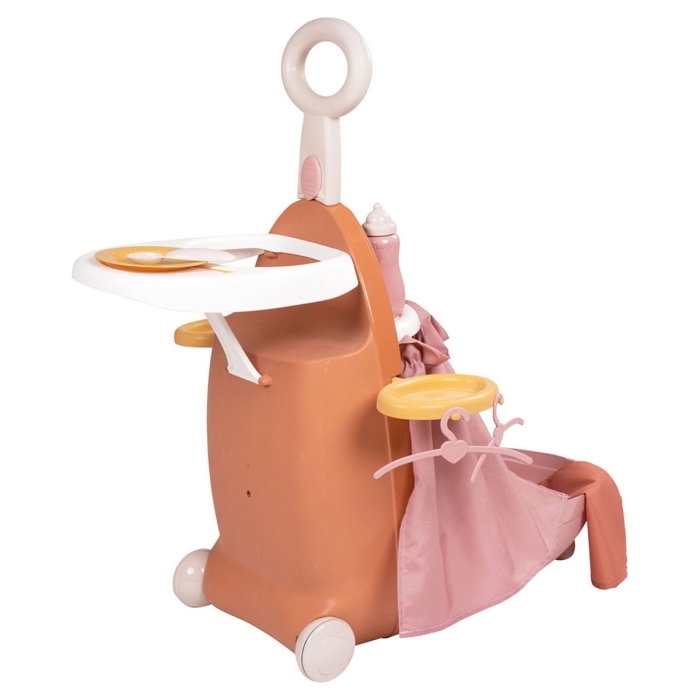 Valiza multifunctionala pentru papusi Smoby Baby Nurse Nursery Suitcase 3 in 1 cu 6 accesorii [1]