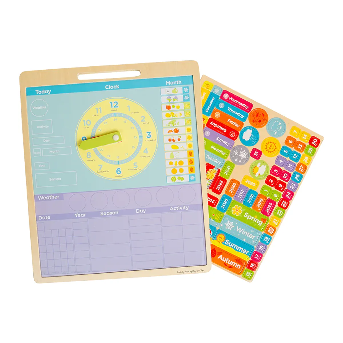 Vremea - Calendar magnetic in limba engleza BIGJIGS Toys 8 ani [4]