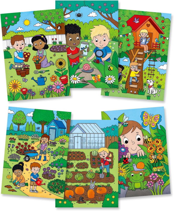 Water Magic: Carte de colorat In gradina [3]