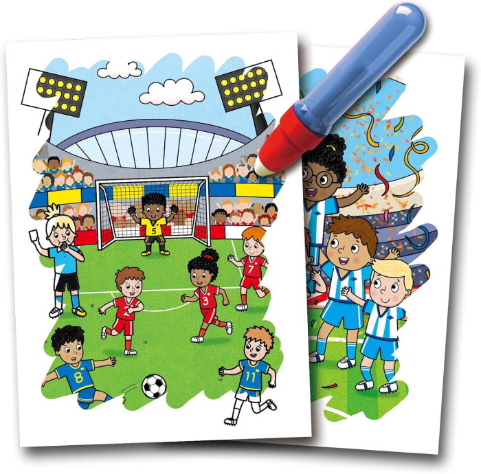 Water Magic: Carte de colorat Meci de fotbal [2]