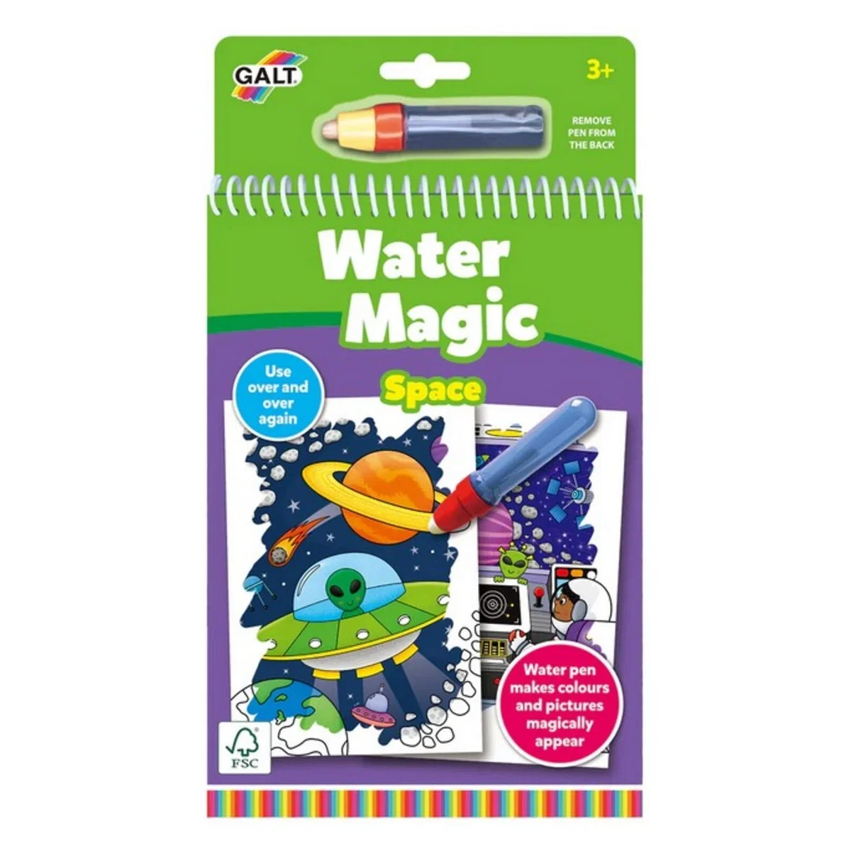 Water magic: Carte de colorat Spatiul cosmic Galt 3 ani+ [1]