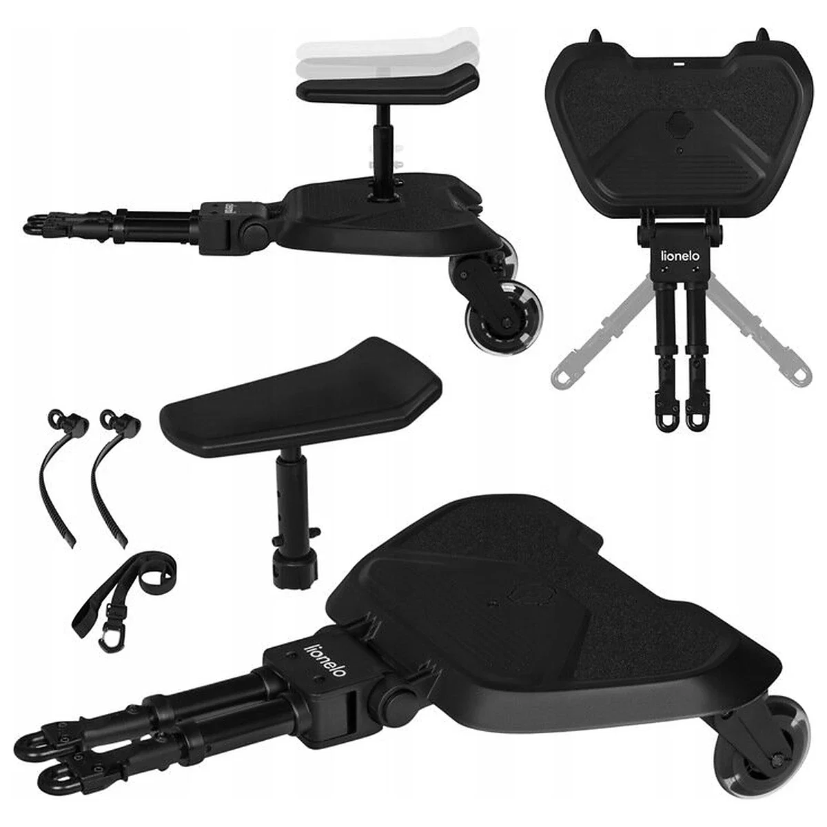 Adaptor universal carucior pentru al doilea copil, Lionelo, Buggy Board, 2 in 1, 3 pozitii reglare sezut pe inaltime, [16]