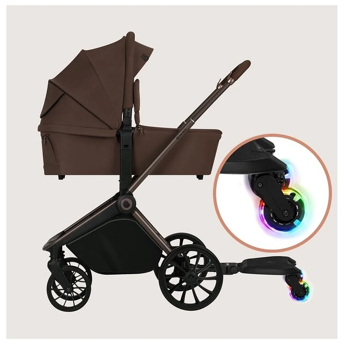 Adaptor universal carucior pentru al doilea copil, Lionelo, Buggy Board, 2 in 1, 3 pozitii reglare sezut pe inaltime, [19]