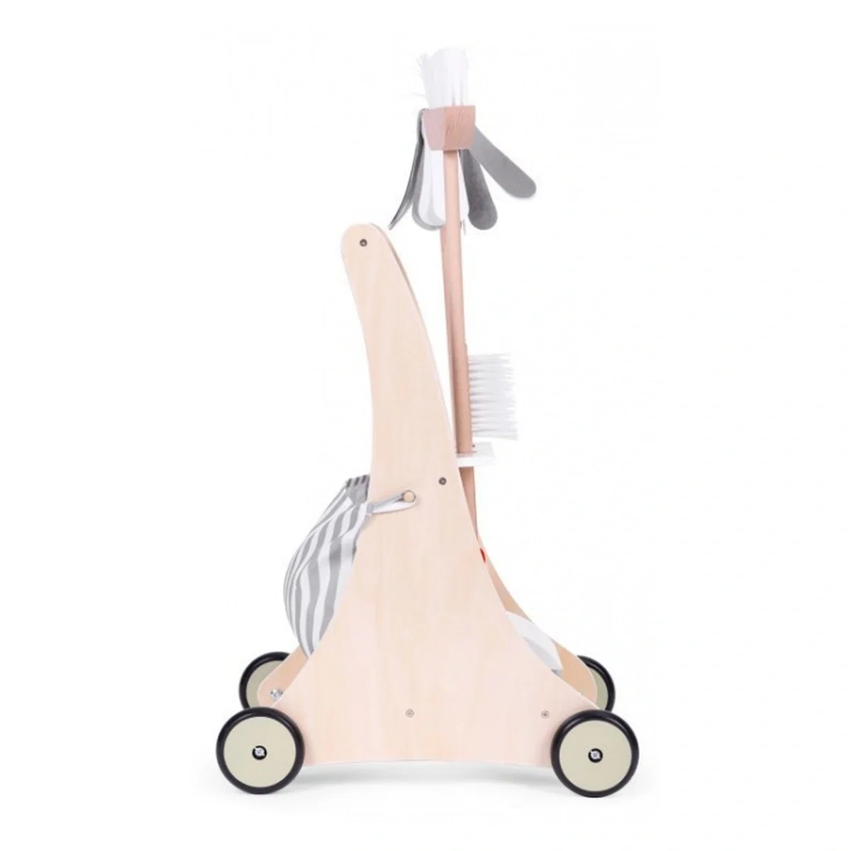 Antemergator din lemn cu aspirator si elemente pentru curatenie Ecotoys 1 an+ [6]