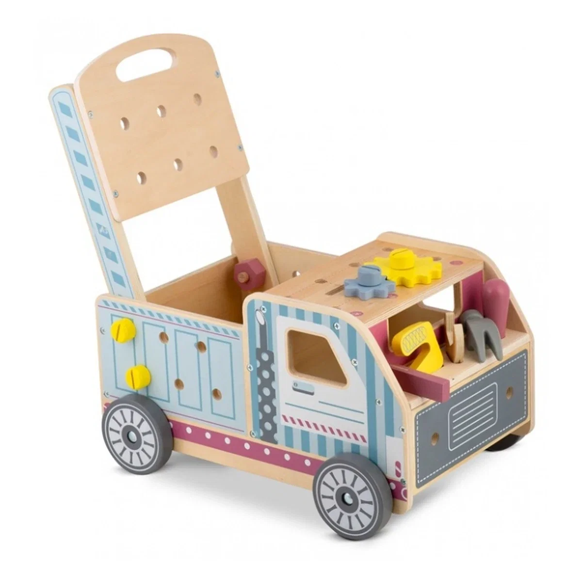 Antemergator din lemn tip atelier si diverse activitati, 40 x 28 x 43 cm, Ricokids 12 luni+ [1]