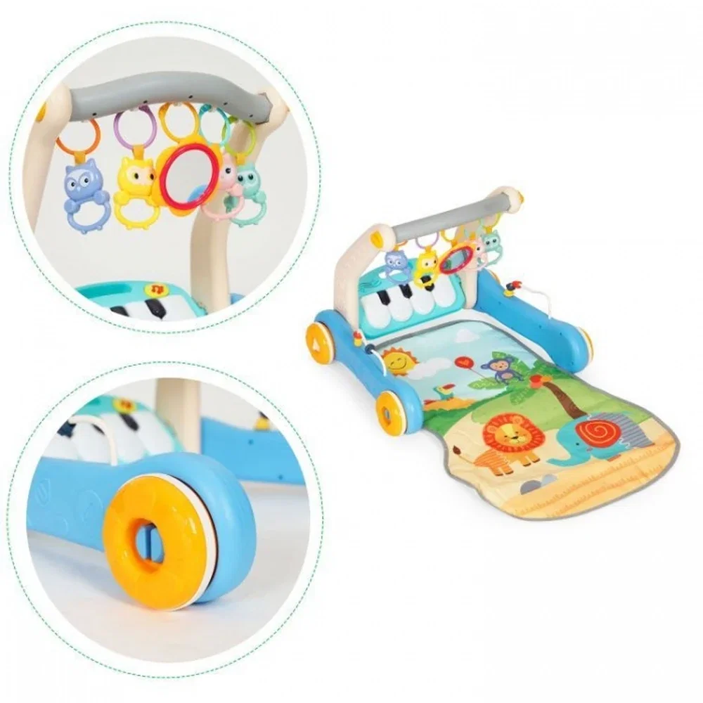 Antemergator educational 2 in 1 cu salteluta de joaca Huanger [5]
