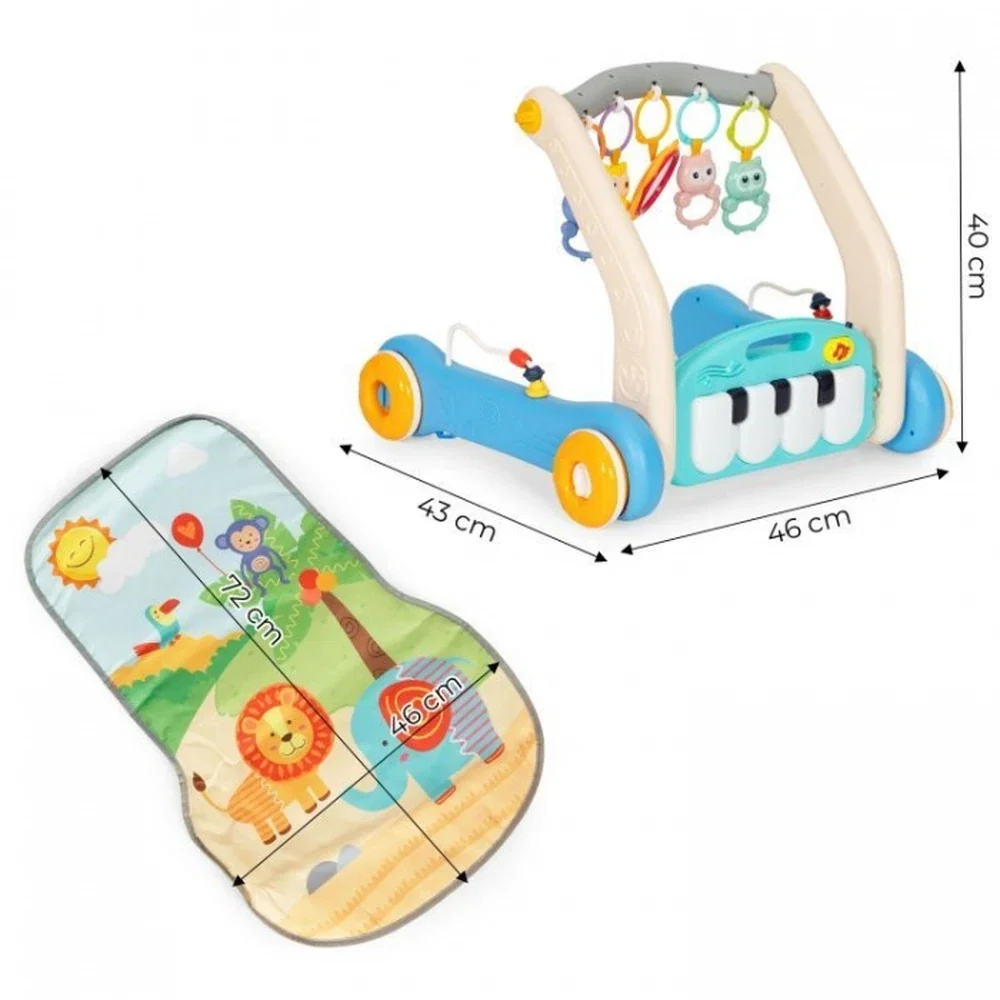 Antemergator educational 2 in 1 cu salteluta de joaca Huanger [7]