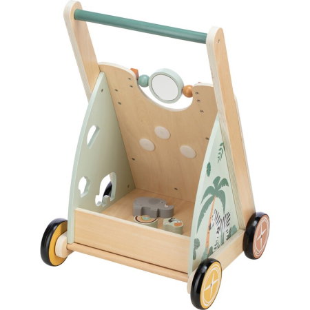 Antepremergator, Free2Play, My First Steps, Cu multiple activitati, Din lemn, 31.8x26.5x45.5 cm, Safari [6]