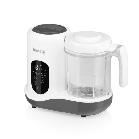 Aparat de gatit, Lionelo, BabyMenu, 5 in 1, Cu gatire la abur, dezghetare, amestecare, incalzire, sterilizare, Cu recipient din tritan, Alb [7]