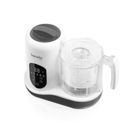 Aparat de gatit, Lionelo, BabyMenu, 5 in 1, Cu gatire la abur, dezghetare, amestecare, incalzire, sterilizare, Cu recipient din tritan, Alb [9]
