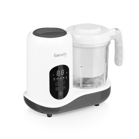 Aparat de gatit, Lionelo, BabyMenu, 5 in 1, Cu gatire la abur, dezghetare, amestecare, incalzire, sterilizare, Cu recipient din tritan, Alb [5]