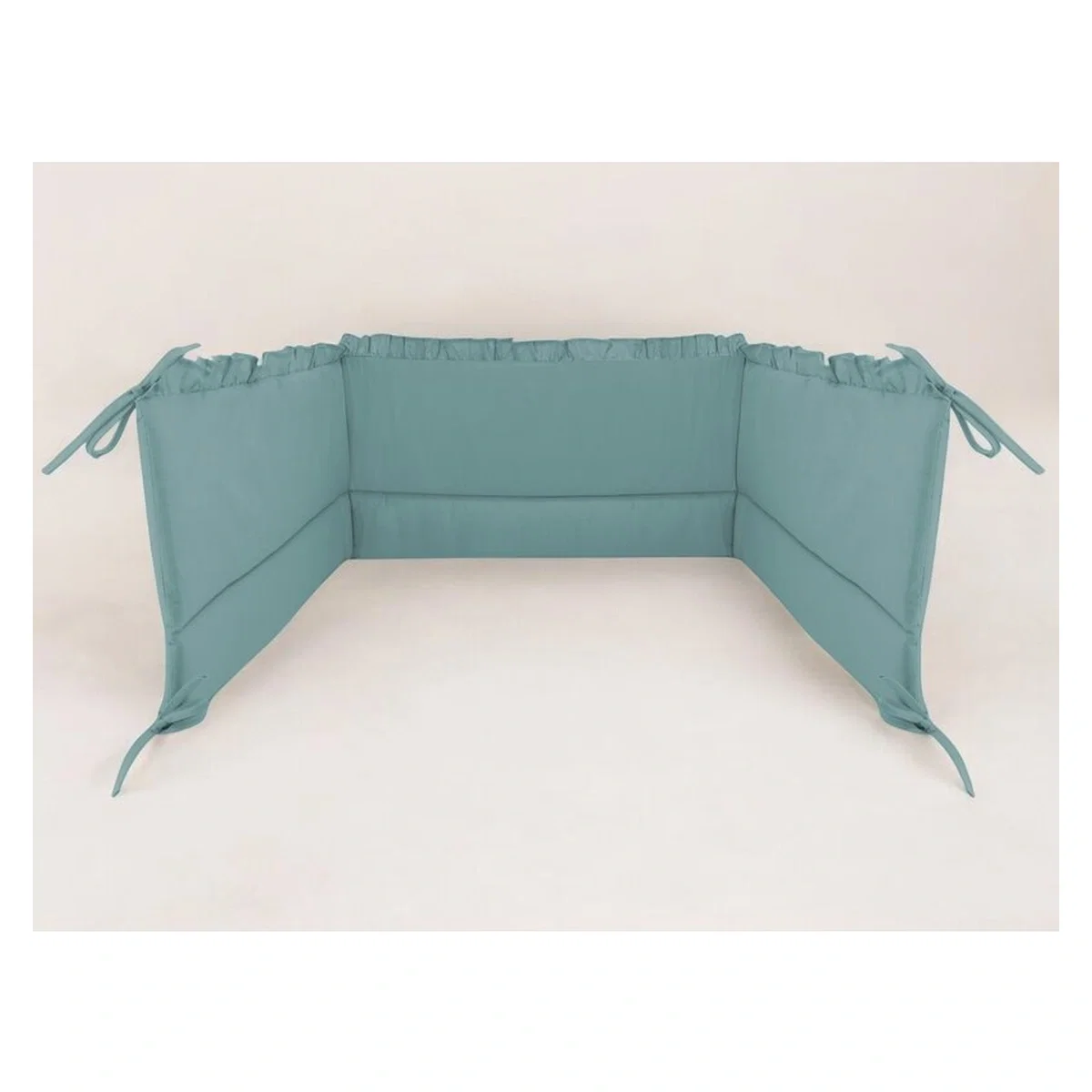Aparatoare pentru patut, MimiNu, bumbac, 180x30 cm, Colectia Royal, Nepal Green [1]