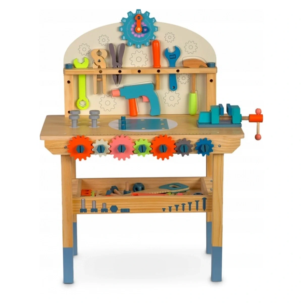 Atelier de lucru din lemn cu accesorii incluse, 60 x 30 x 75.5 cm, Ricokids 3 ani+ [1]