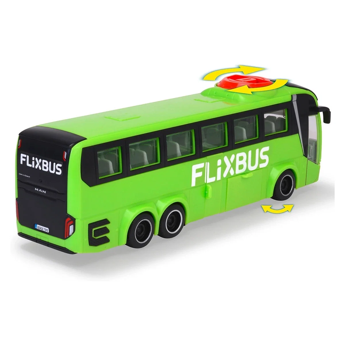 Autobuz Dickie Toys MAN Lion's Coach 26,5 cm Flixbus verde 3 ani + [1]