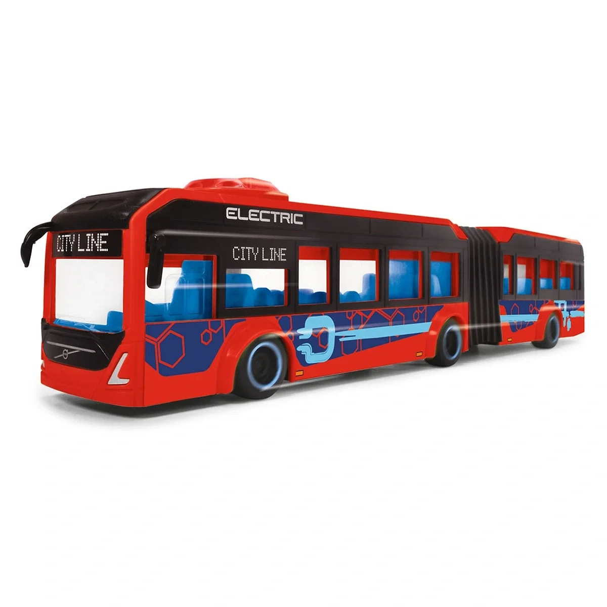 Autobuz jucarie Dickie Toys Volvo City Bus 40 cm - rosu 3 ani+ [4]