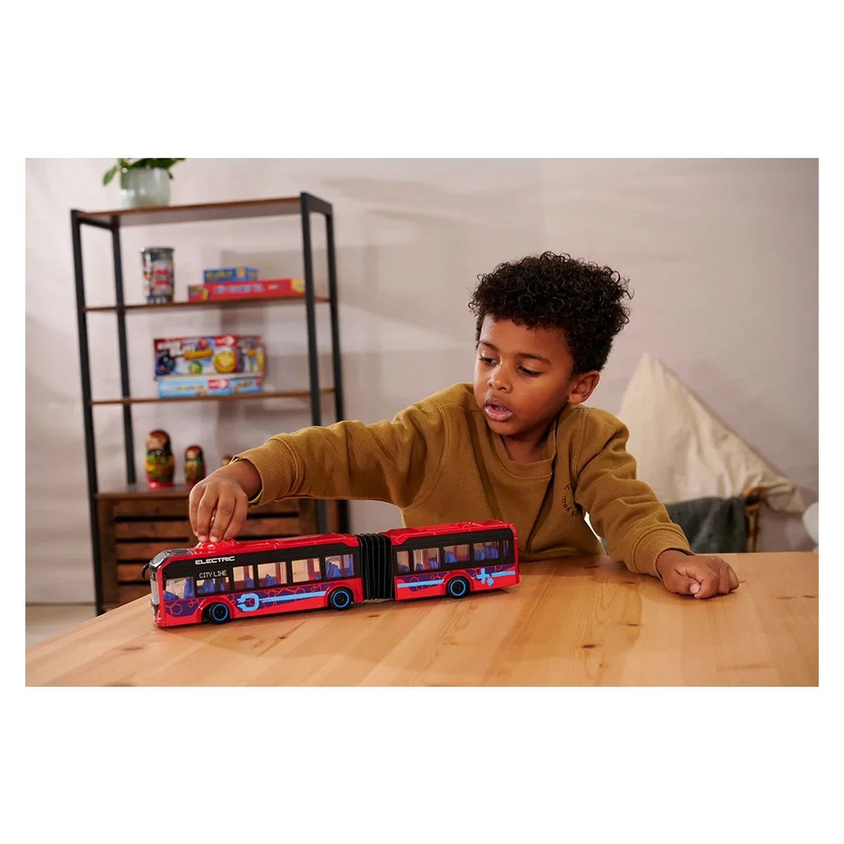 Autobuz jucarie Dickie Toys Volvo City Bus 40 cm - rosu 3 ani+ [10]