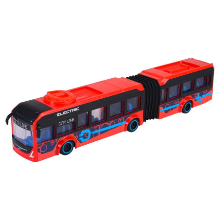Masinute, trenulete, avioane - Autobuz jucarie Dickie Toys Volvo City Bus 40 cm - rosu 3 ani+