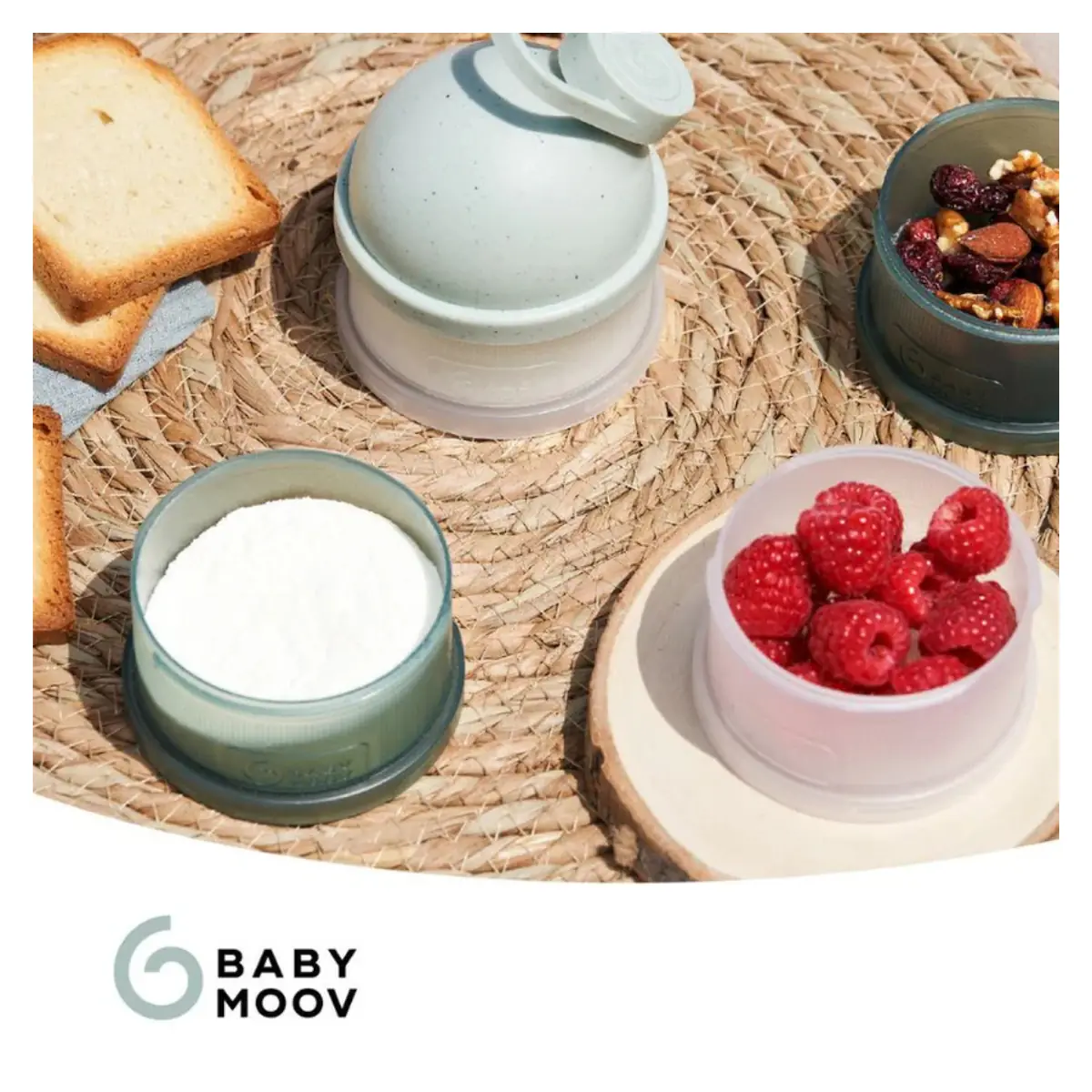 Babymoov - Dozator lapte praf Babydose Mineral Green [3]