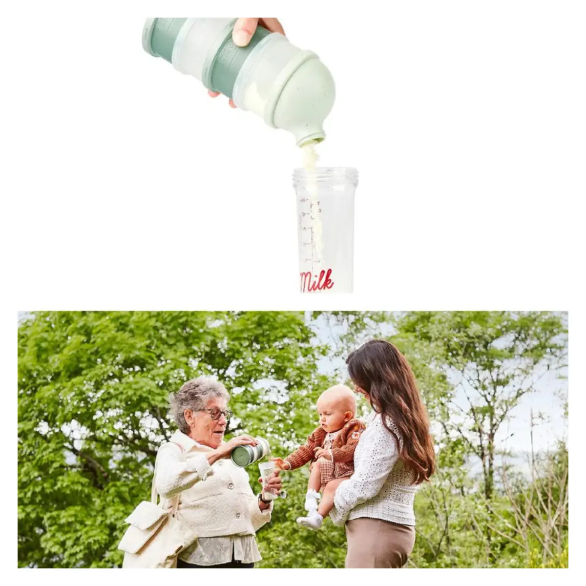 Babymoov - Dozator lapte praf Babydose Mineral Green [2]