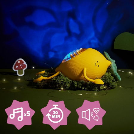 Badabulle - Lampa de veghe Basile in forma de lamaie cu proiectii si sunete linistitoare [3]