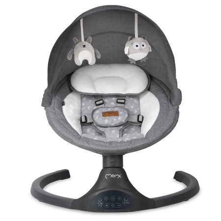 Balansoar electric MoMi Lami, Dark Grey [3]