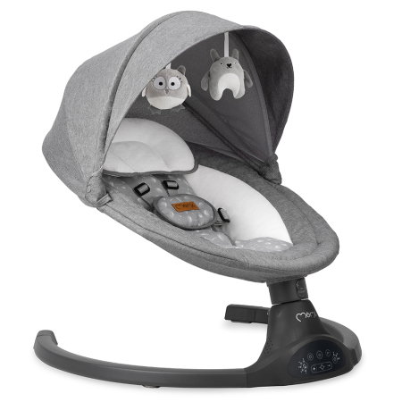 Camera copilului - Balansoar electric MoMi Lami, Dark Grey