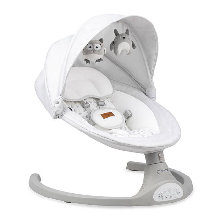 Camera copilului - Balansoar electric MoMi Lami, Light Grey