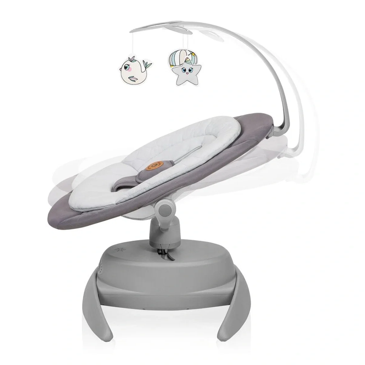 Balansoar, Lionelo, Mell, 2 in 1, Rotire 360 grade, Electric, Cu 3 moduri de leganare, Cu 5 trepte de viteza, Cu 3 [6]