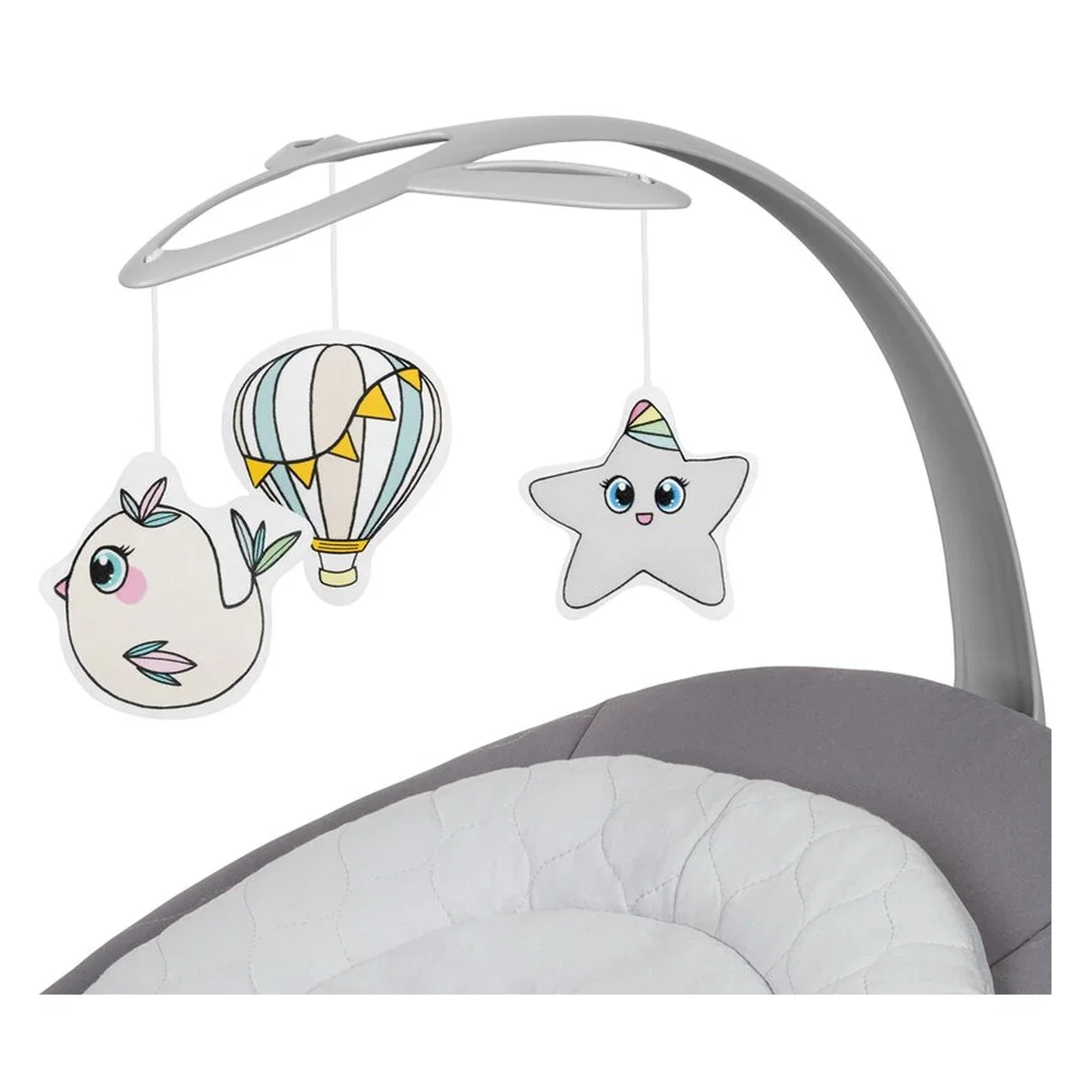 Balansoar, Lionelo, Mell, 2 in 1, Rotire 360 grade, Electric, Cu 3 moduri de leganare, Cu 5 trepte de viteza, Cu 3 [19]