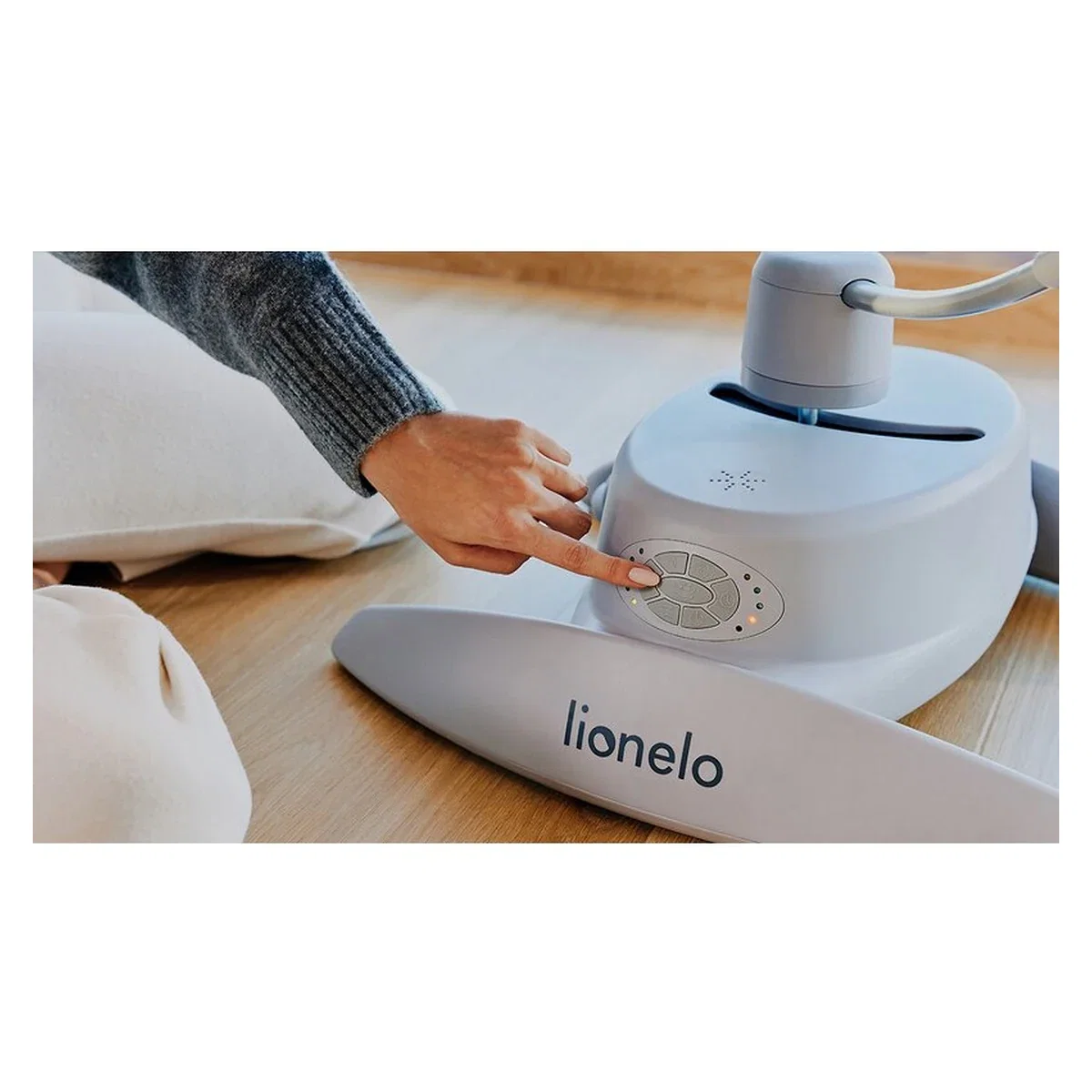 Balansoar, Lionelo, Mell, 2 in 1, Rotire 360 grade, Electric, Cu 3 moduri de leganare, Cu 5 trepte de viteza, Cu 3 [22]