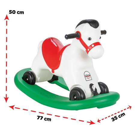 Balansoar muzical pentru copii Pilsan Horse white [1]