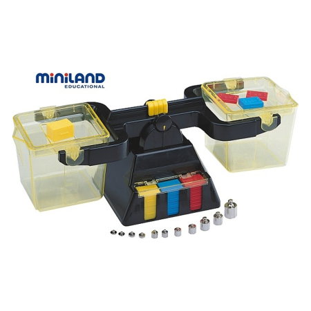 Jucarii educative - Balanta pentru solide si lichide Miniland 9 ani