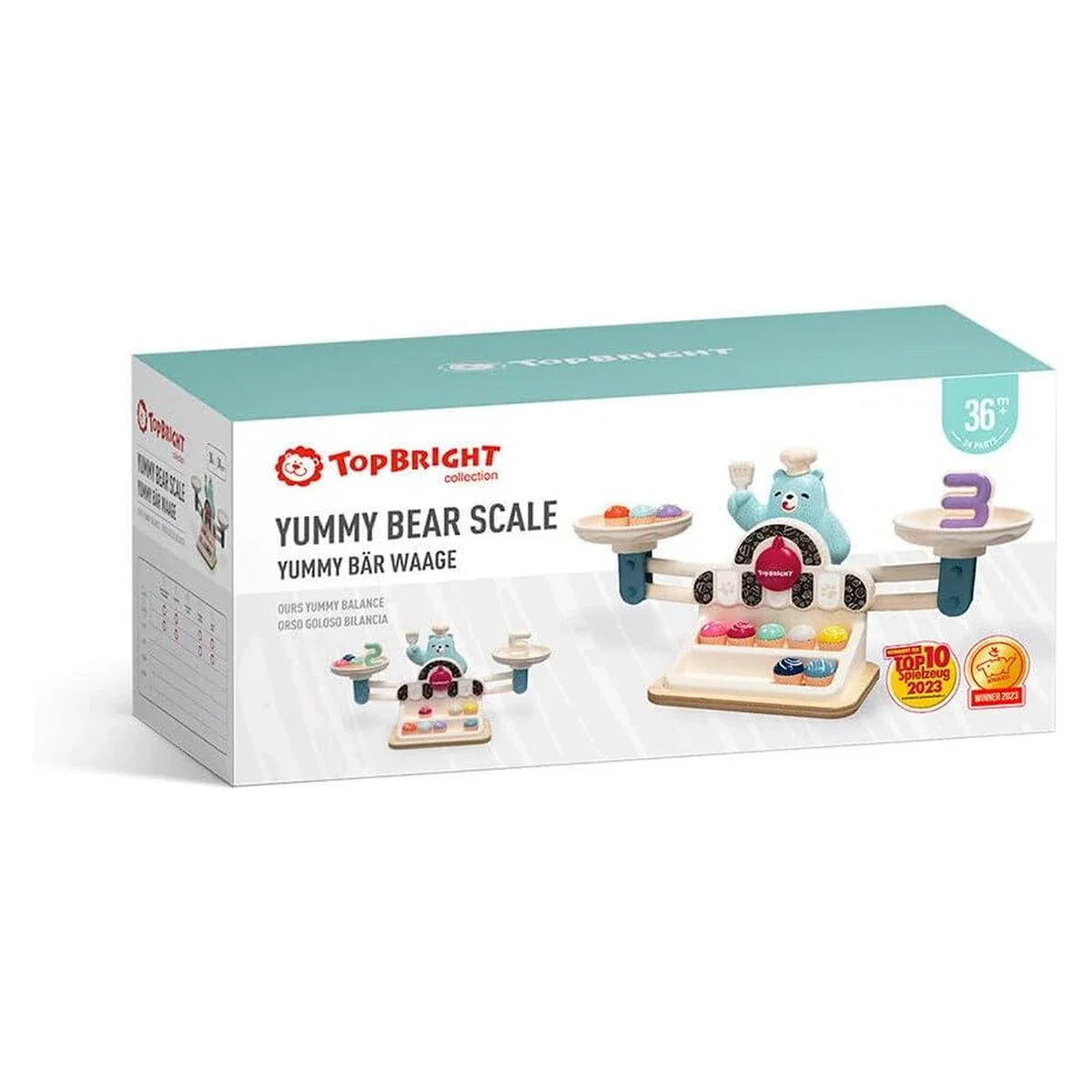 Balanta Yummy a Ursuletului Topbright - Joc matematic copii 3 ani+ [1]