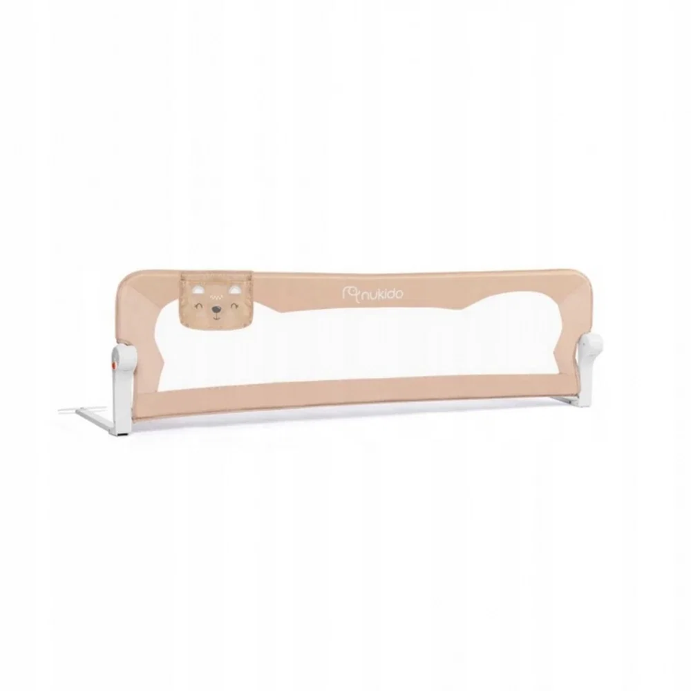 Bariere de pat - Bariera de protectie pentru pat 150 x 35 x 42 cm Nukido - Bej