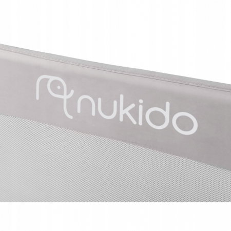 Bariera de protectie pentru pat 180 x 35 x 42 cm Nukido - Gri [6]