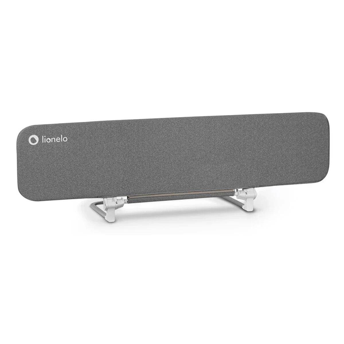Bariera de protectie pentru pat, Lionelo, Lora XL, Pliabila, Sistem de blocare StandSafe, Geanta de transport inclusa, [3]