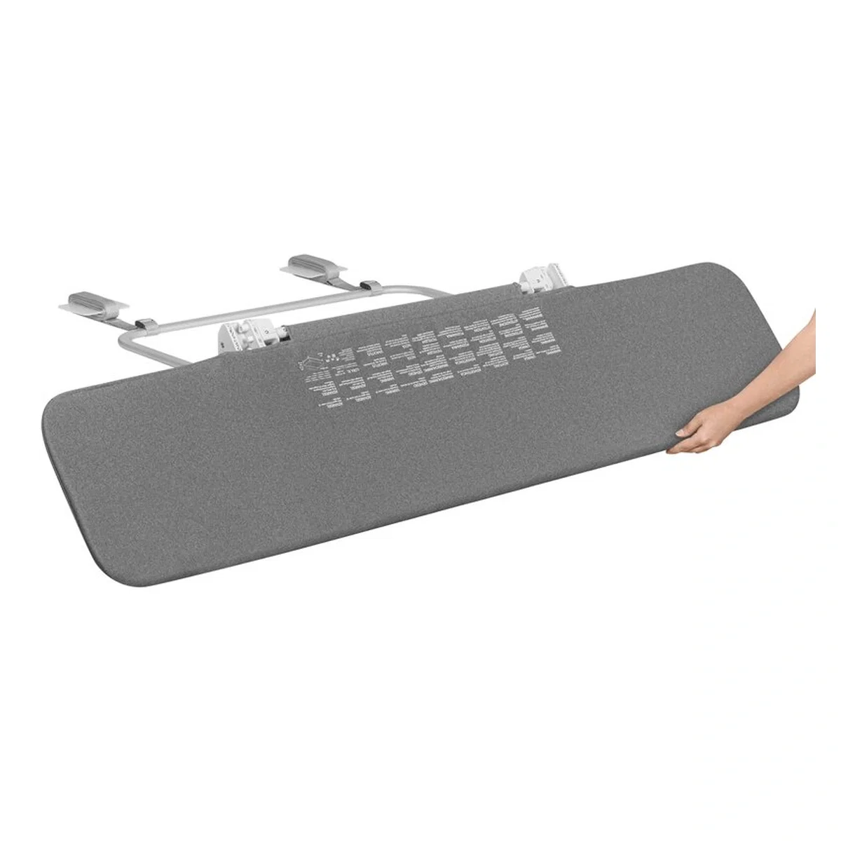 Bariera de protectie pentru pat, Lionelo, Lora XL, Pliabila, Sistem de blocare StandSafe, Geanta de transport inclusa, [9]