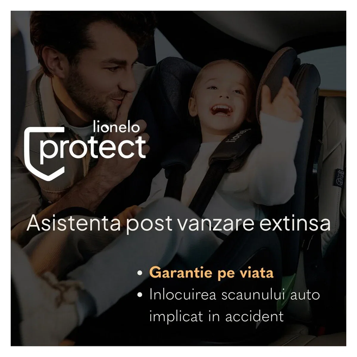 Bariera de protectie pentru pat, Lionelo, Lora XL, Pliabila, Sistem de blocare StandSafe, Geanta de transport inclusa, [1]