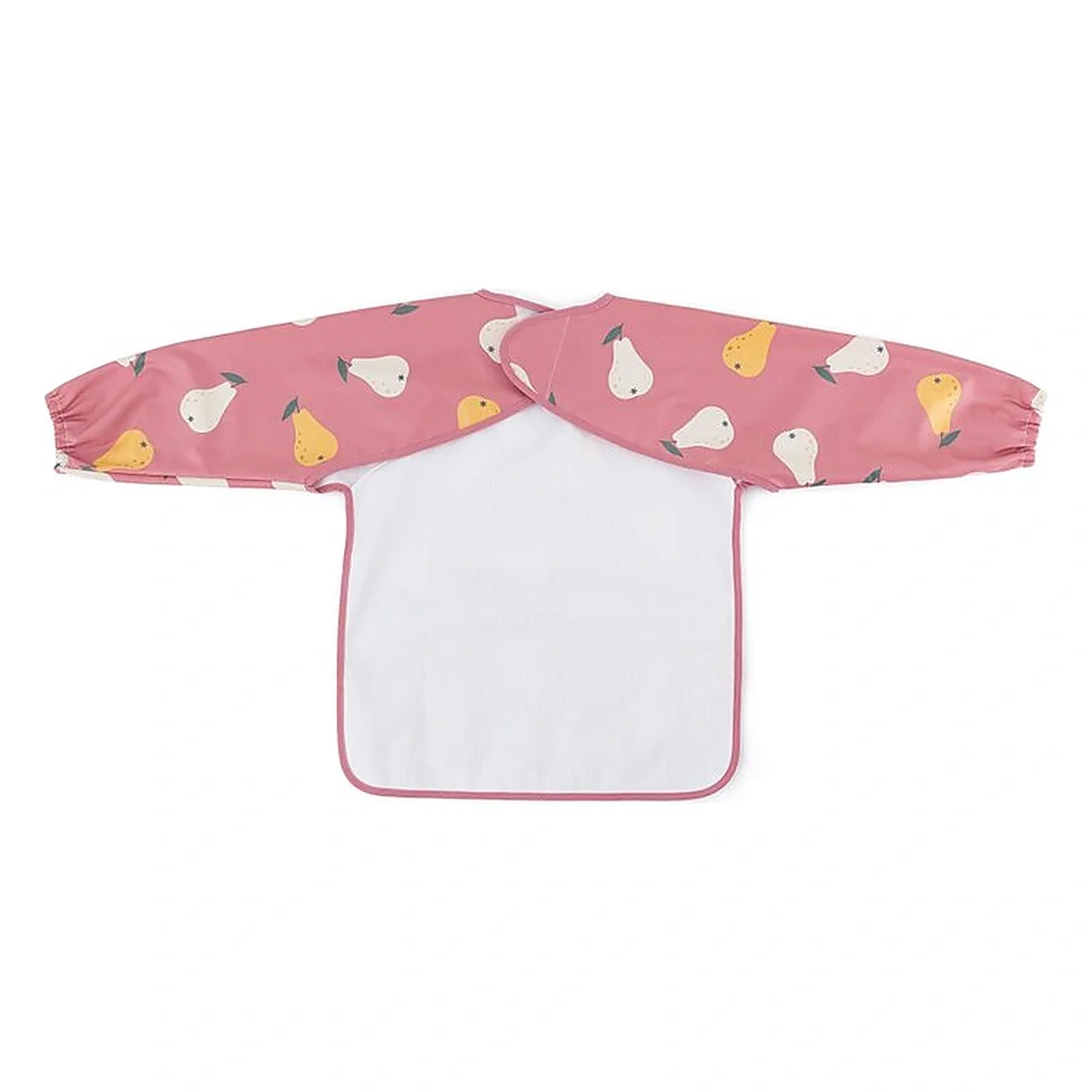 Baveta impermeabila, Petite&Mars, Cu maneci lungi, 24 luni+, Pink Pears [3]