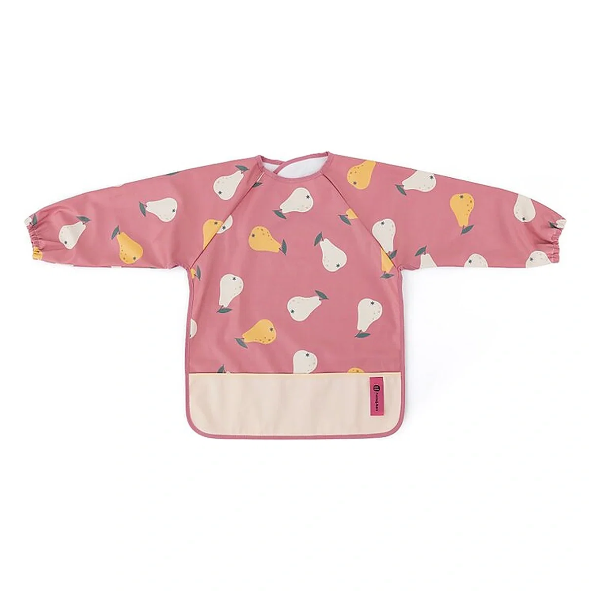 Bavete - Baveta impermeabila, Petite&Mars, Cu maneci lungi, 24 luni+, Pink Pears