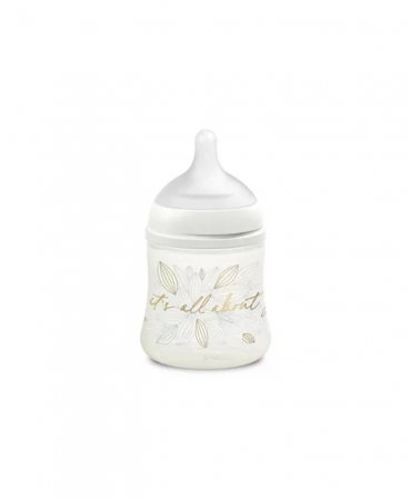 Biberon 150 ml tetină fiziologică SX Pro cu debit lent Gri Gold Premium Suavinex [1]
