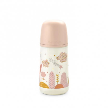 Biberoane - Biberon 270 ml tetină fiziologică SX Pro debit mediu piersică Dreams Suavinex 3 luni