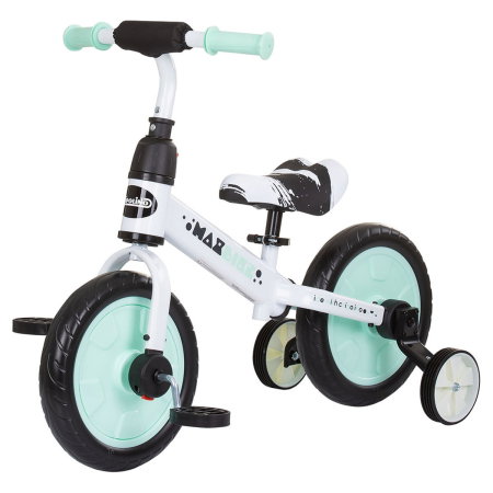 La plimbare - Bicicleta 2 in 1 Chipolino Max Bike mint 3 ani