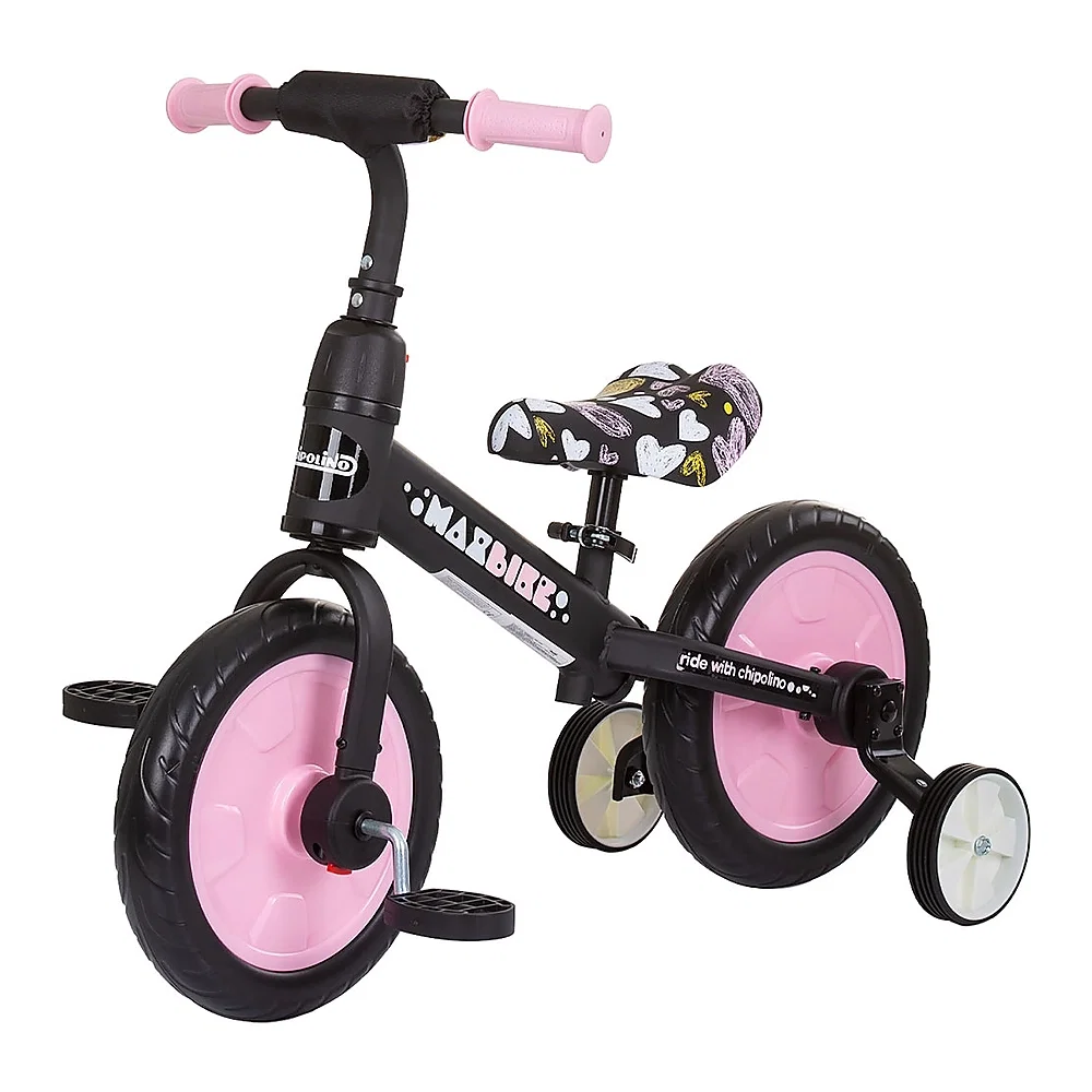 La plimbare - Bicicleta 2 in 1 Chipolino Max Bike pink 3 ani