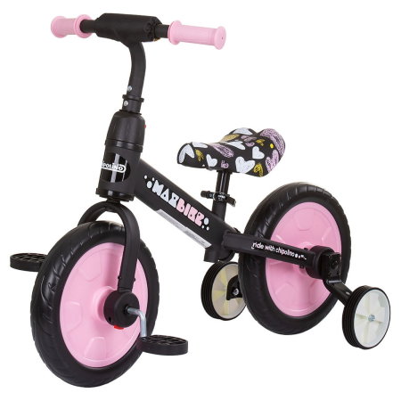 La plimbare - Bicicleta 2 in 1 Chipolino Max Bike pink 3 ani