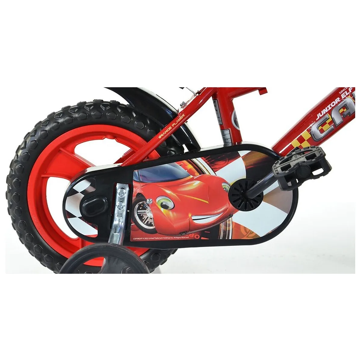 Bicicleta copii 12", 3-5 ani, Dino Bikes Cars [1]