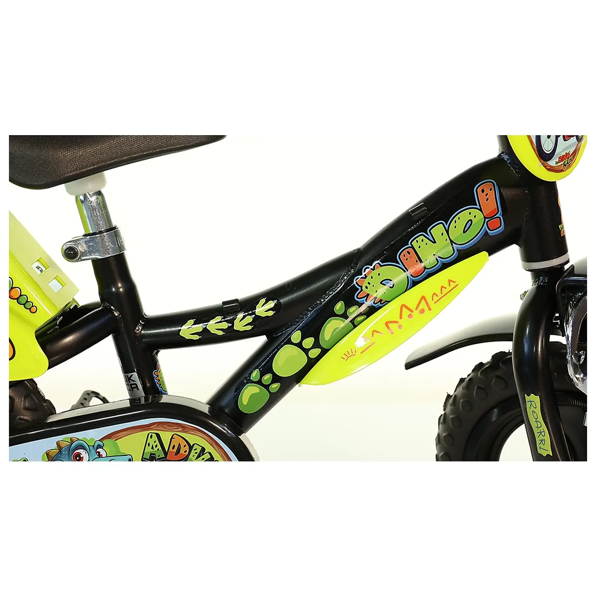 Bicicleta copii 12", 3-5 ani, Dino Bikes Dinosaur [4]