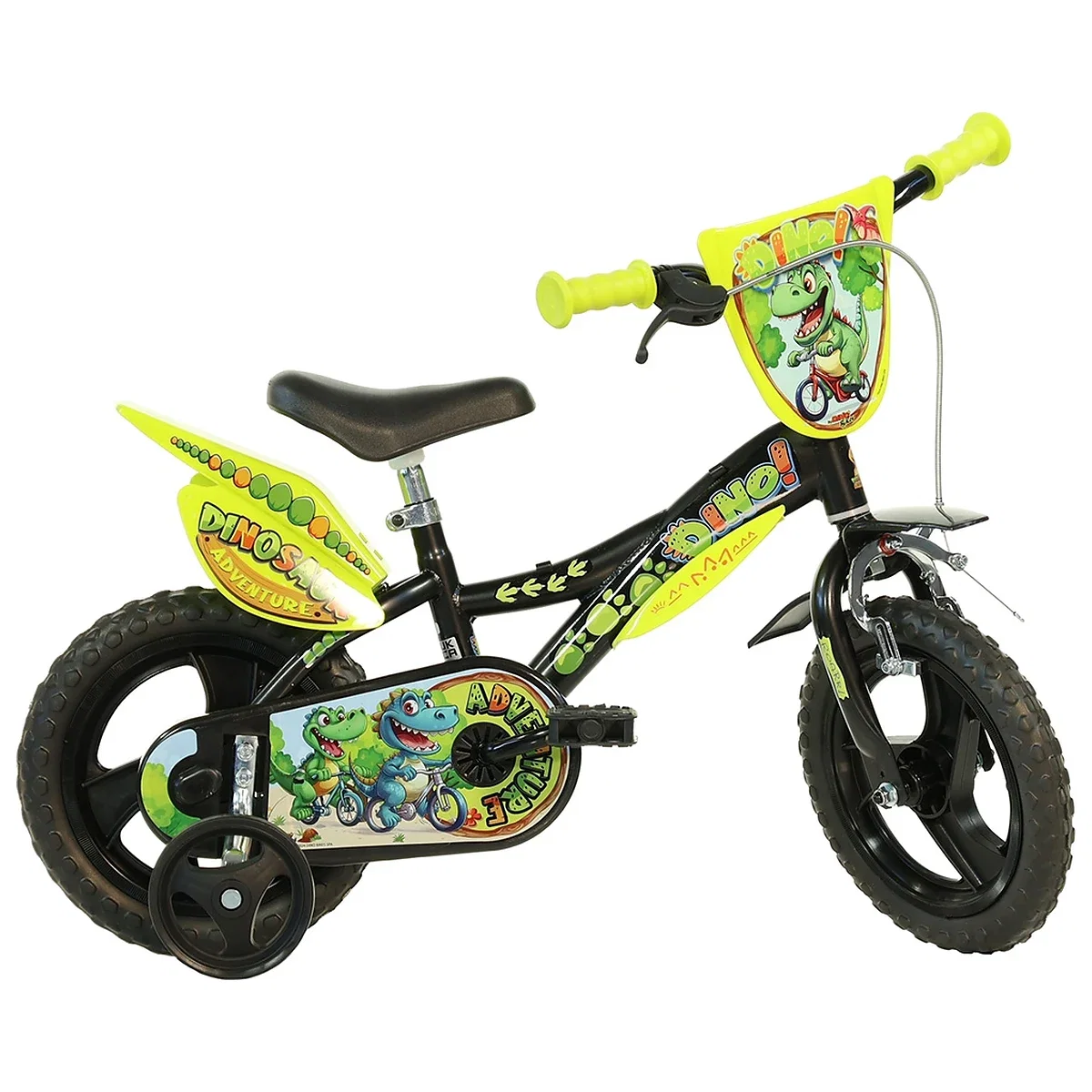 Biciclete copii - Bicicleta copii 12", 3-5 ani, Dino Bikes Dinosaur