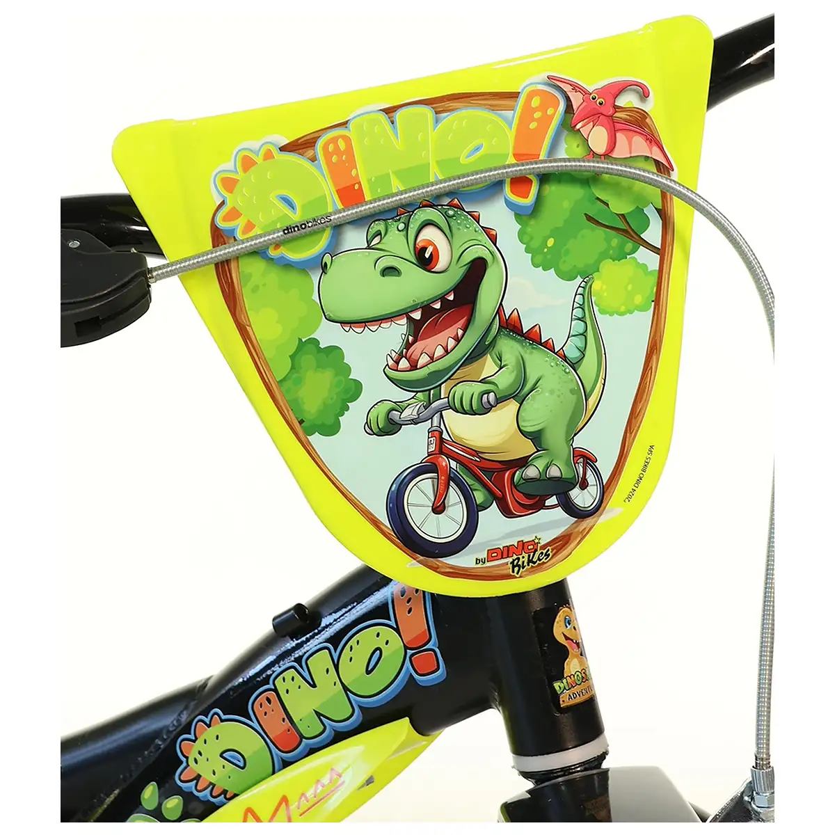 Bicicleta copii 12", 3-5 ani, Dino Bikes Dinosaur [3]